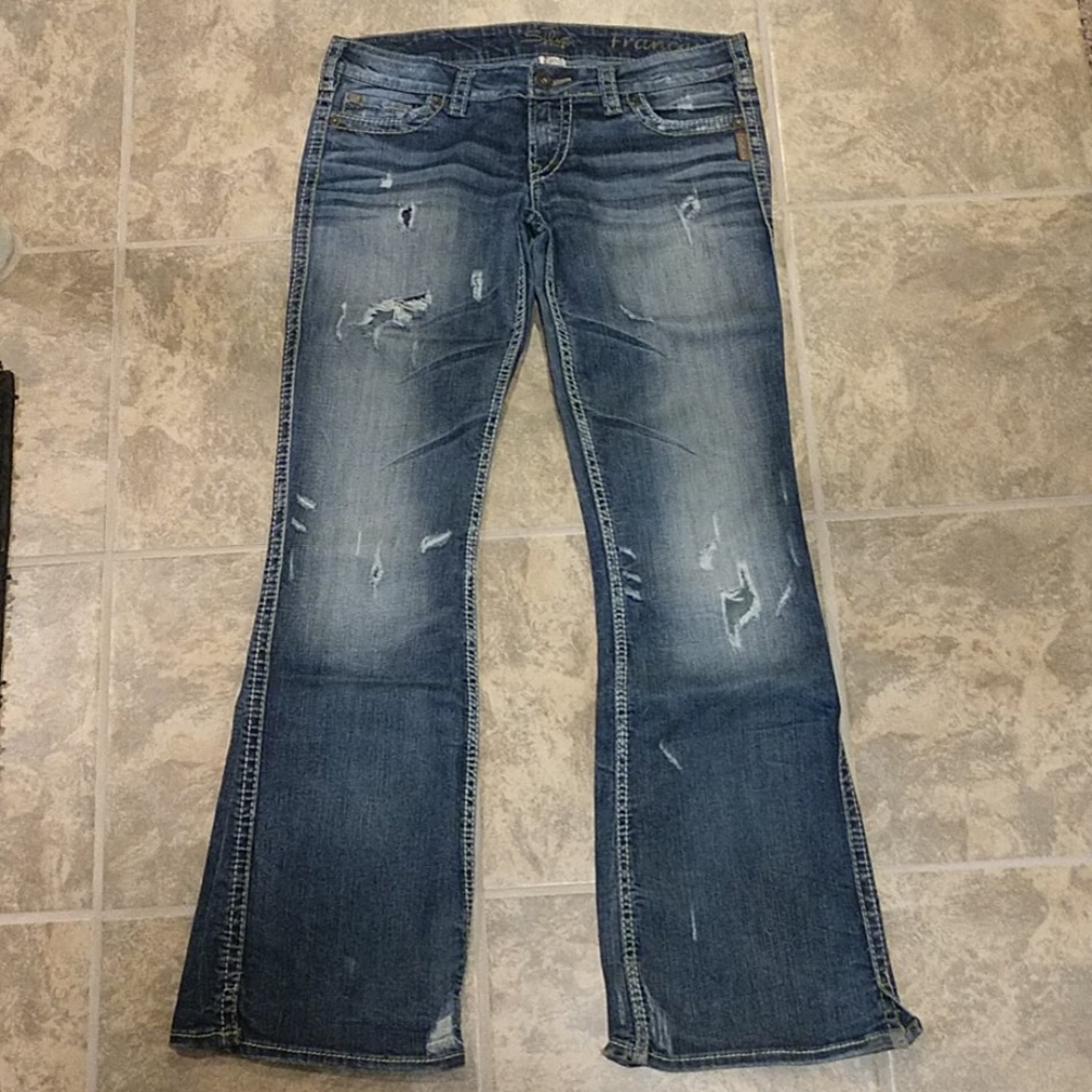 Silver Frances Jeans